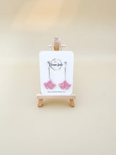 Load image into Gallery viewer, Laced Ginkgo Leaf Drop | Dangle Statement Earrings