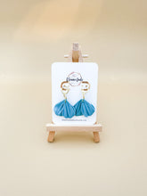 Load image into Gallery viewer, Two Leaf Huggie | Dangle Statement Earring