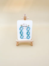 Load image into Gallery viewer, Three Link Chain Link Earrings | Dangle Statement Earrings