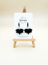 Load image into Gallery viewer, Lotus Flower w/ Bar | Drop Dangle | Statement Earrings