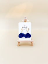 Load image into Gallery viewer, Two Leaf Huggie | Dangle Statement Earring