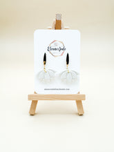 Load image into Gallery viewer, Lotus Flower w/ Bar | Drop Dangle | Statement Earrings