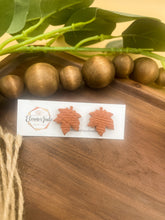Load image into Gallery viewer, Leaf Stud |Statement Earrings