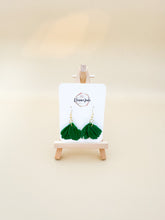 Load image into Gallery viewer, Two Leaf Fish Hook | Dangle Statement Earring