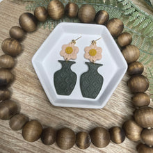 Load image into Gallery viewer, Flower + Vase | Dangle Statement Earrings