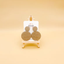 Load image into Gallery viewer, Textured Circle | Statement Earrings