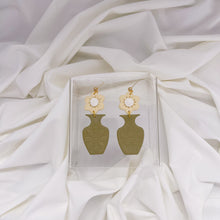 Load image into Gallery viewer, Flower + Vase | Dangle Statement Earrings