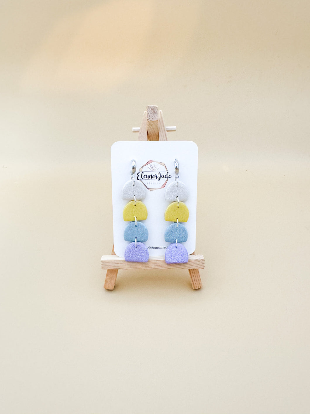 Pastel Chain Link Earrings | Dangle Statement Earrings