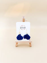 Load image into Gallery viewer, Two Leaf Fish Hook | Dangle Statement Earring
