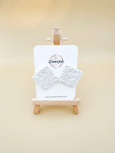 Load image into Gallery viewer, Lace Square| Statement Earring
