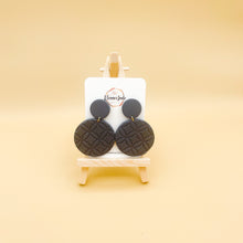Load image into Gallery viewer, Textured Circle | Statement Earrings
