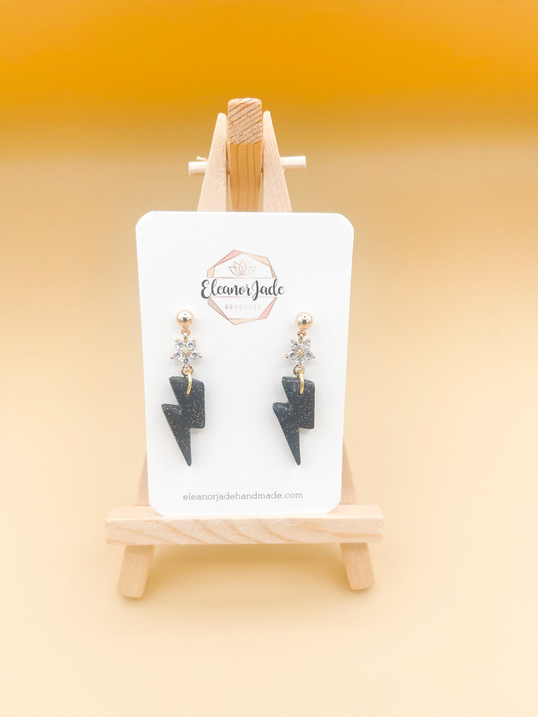 Twinkle Lightening Bolt | Dangle Statement Earrings